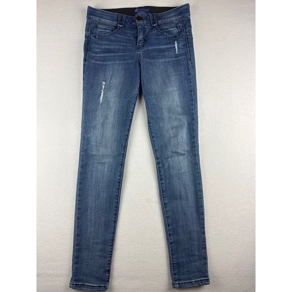 Democracy Ab solution Skinny Jeans Medium Wash Distressed Size 6 B1105EF900